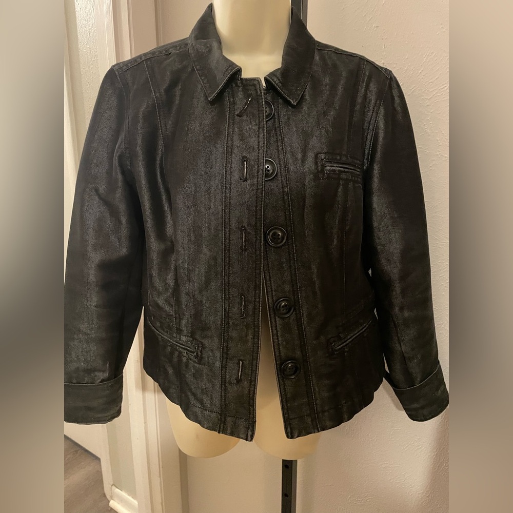 Classic Black Denim Jacket